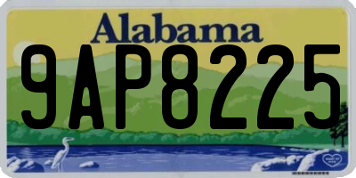AL license plate 9AP8225