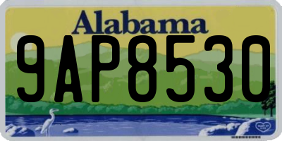 AL license plate 9AP8530