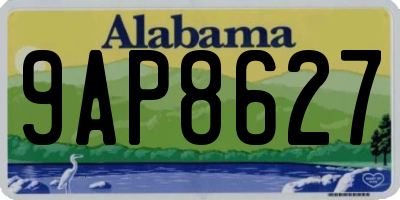 AL license plate 9AP8627