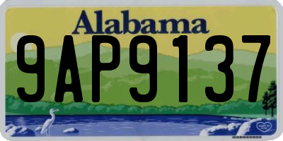 AL license plate 9AP9137