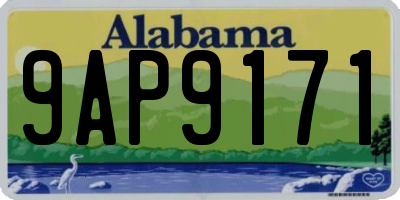 AL license plate 9AP9171