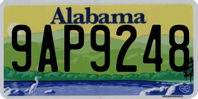 AL license plate 9AP9248
