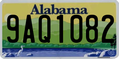AL license plate 9AQ1082