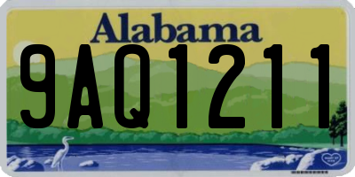 AL license plate 9AQ1211