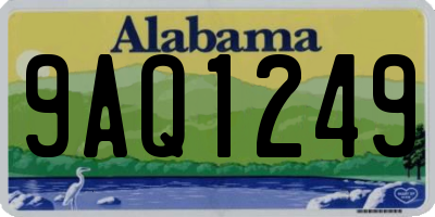 AL license plate 9AQ1249