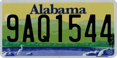 AL license plate 9AQ1544
