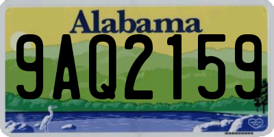 AL license plate 9AQ2159