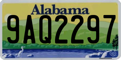AL license plate 9AQ2297