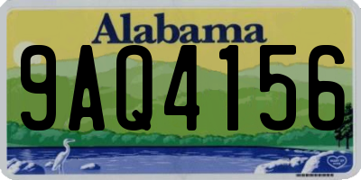 AL license plate 9AQ4156