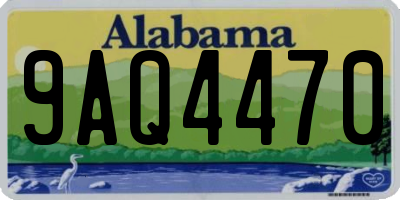 AL license plate 9AQ4470
