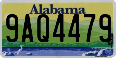 AL license plate 9AQ4479