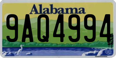 AL license plate 9AQ4994