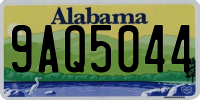 AL license plate 9AQ5044