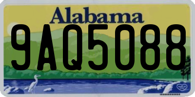 AL license plate 9AQ5088