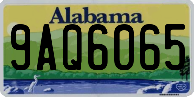 AL license plate 9AQ6065