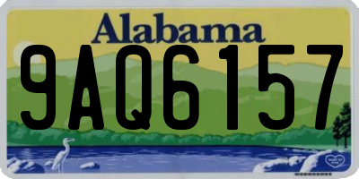 AL license plate 9AQ6157