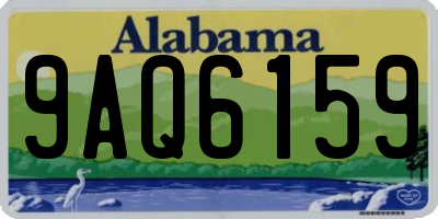AL license plate 9AQ6159