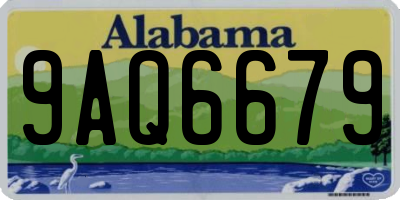 AL license plate 9AQ6679