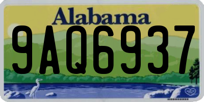 AL license plate 9AQ6937