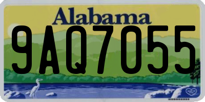 AL license plate 9AQ7055