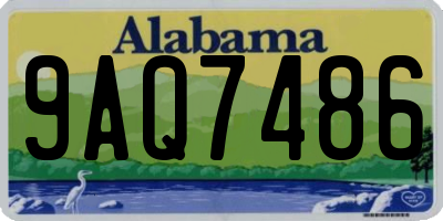 AL license plate 9AQ7486