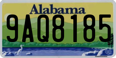 AL license plate 9AQ8185