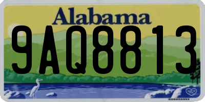 AL license plate 9AQ8813