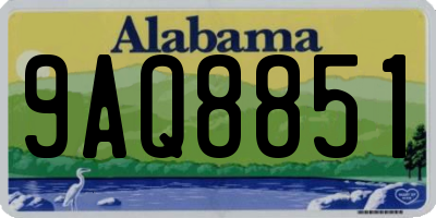 AL license plate 9AQ8851