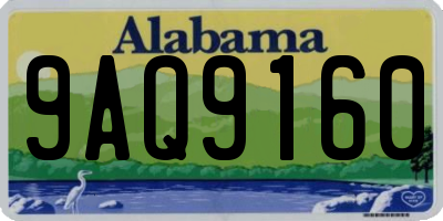 AL license plate 9AQ9160
