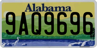 AL license plate 9AQ9696