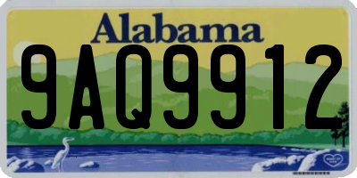 AL license plate 9AQ9912