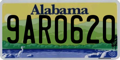 AL license plate 9AR0620