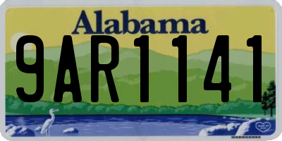 AL license plate 9AR1141