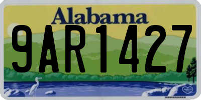 AL license plate 9AR1427