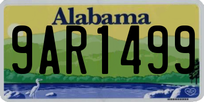 AL license plate 9AR1499