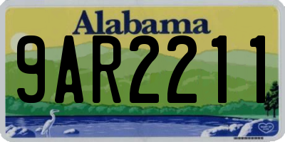 AL license plate 9AR2211