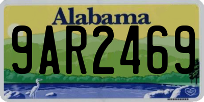 AL license plate 9AR2469