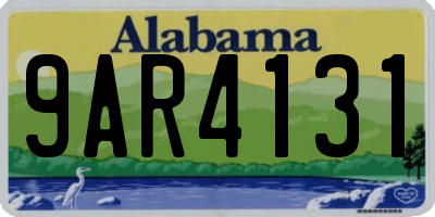 AL license plate 9AR4131