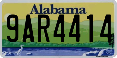 AL license plate 9AR4414