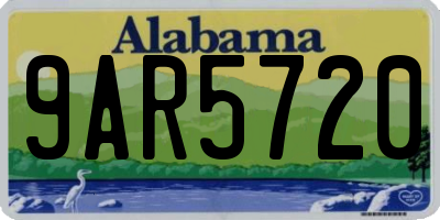 AL license plate 9AR5720