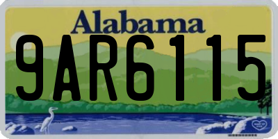 AL license plate 9AR6115