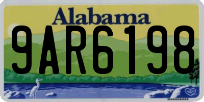 AL license plate 9AR6198