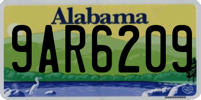 AL license plate 9AR6209