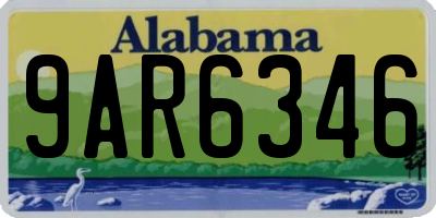 AL license plate 9AR6346