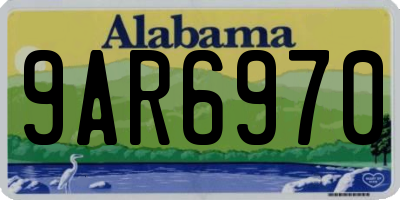 AL license plate 9AR6970