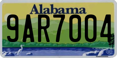 AL license plate 9AR7004