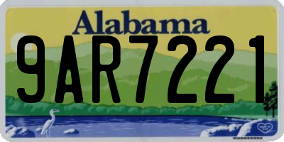 AL license plate 9AR7221