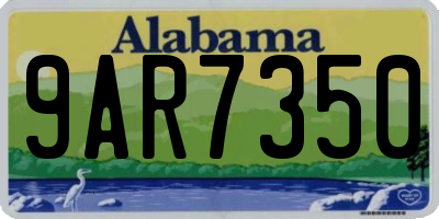 AL license plate 9AR7350