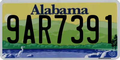 AL license plate 9AR7391