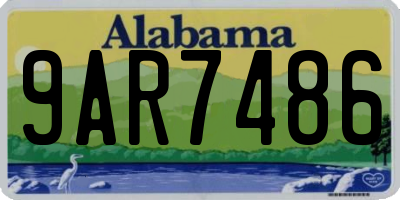 AL license plate 9AR7486